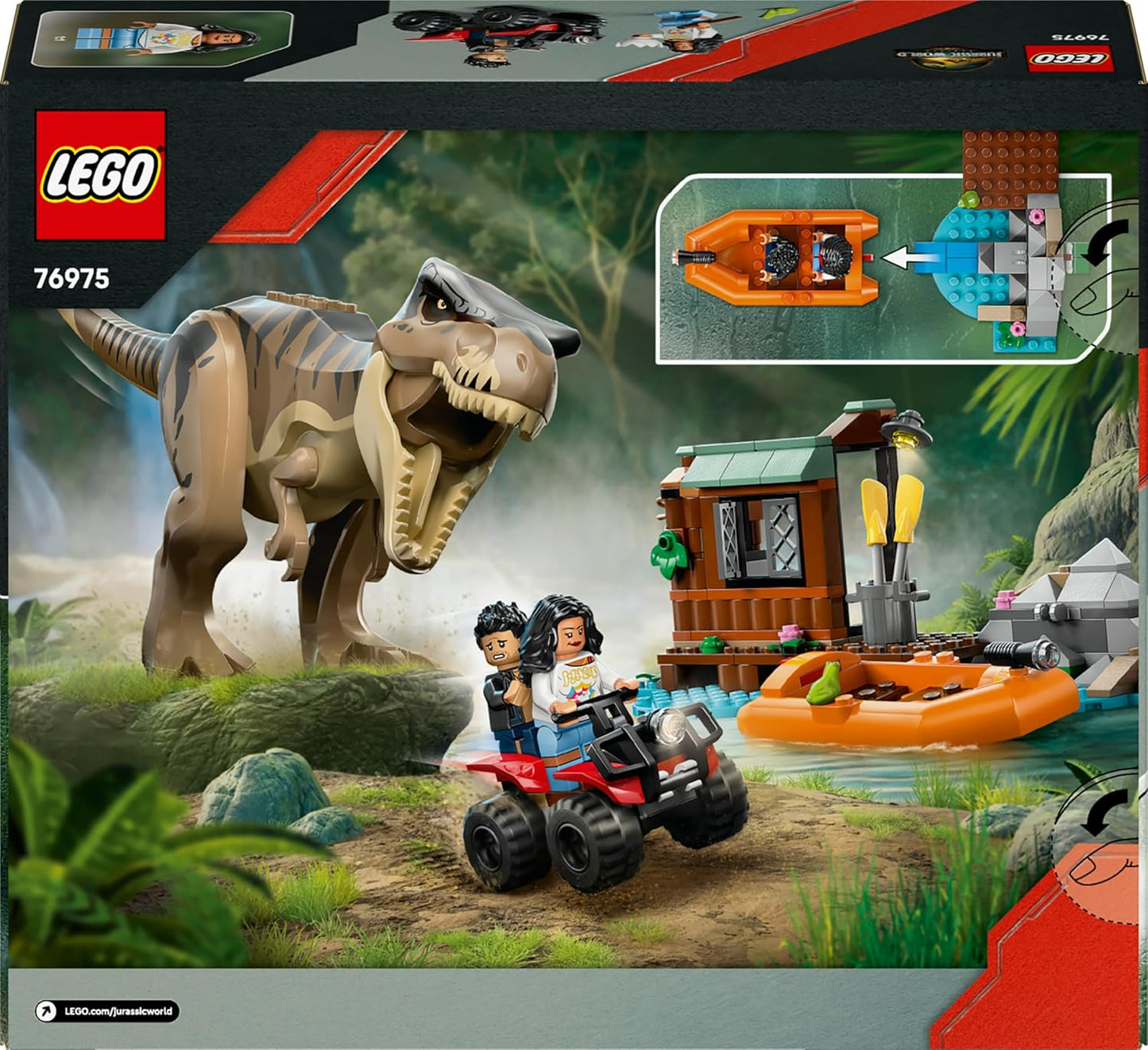 LEGO JURASSIC WORLD T-REX FUGA SUL FIUME 76975