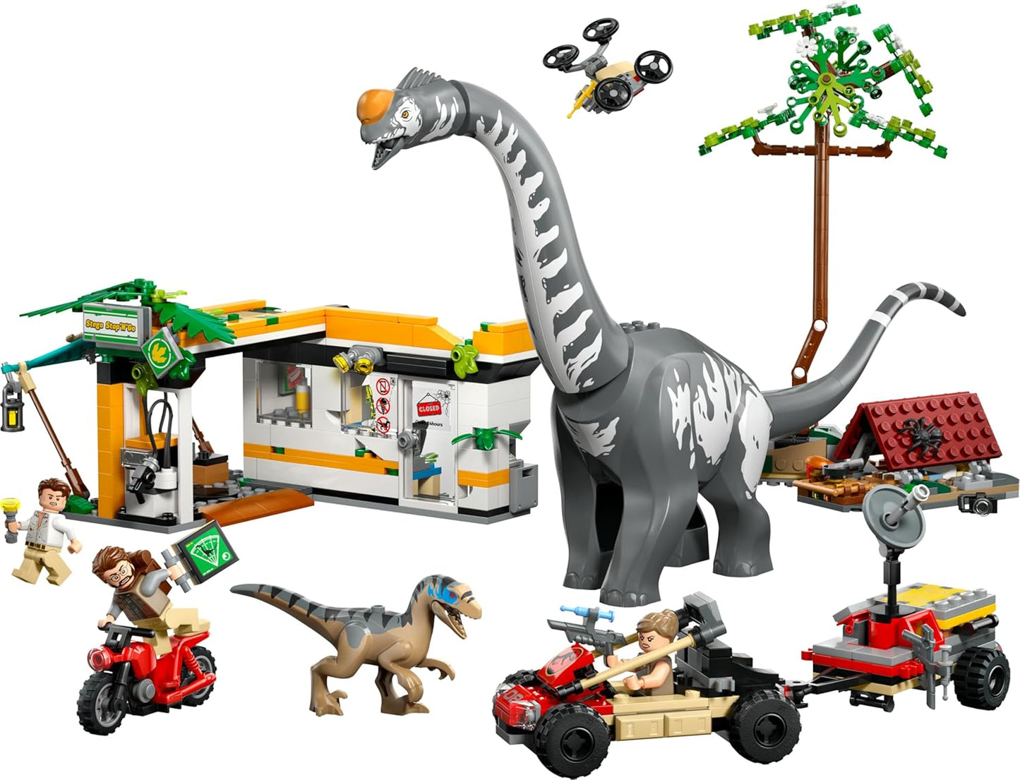 LEGO JURASSIC WORLD Alla Ricerca del Raptor e del Titanosauro  76973