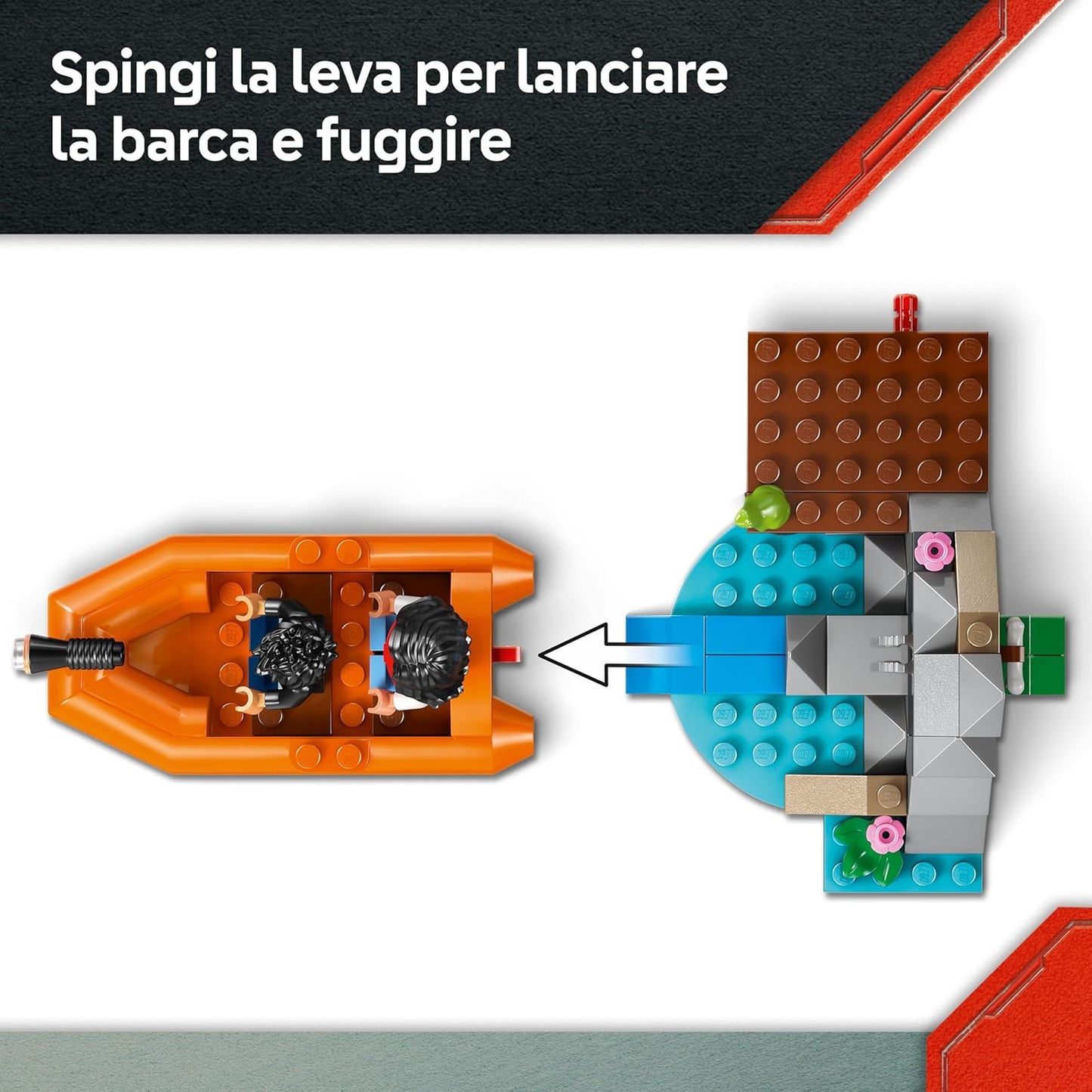 LEGO JURASSIC WORLD T-REX FUGA SUL FIUME 76975