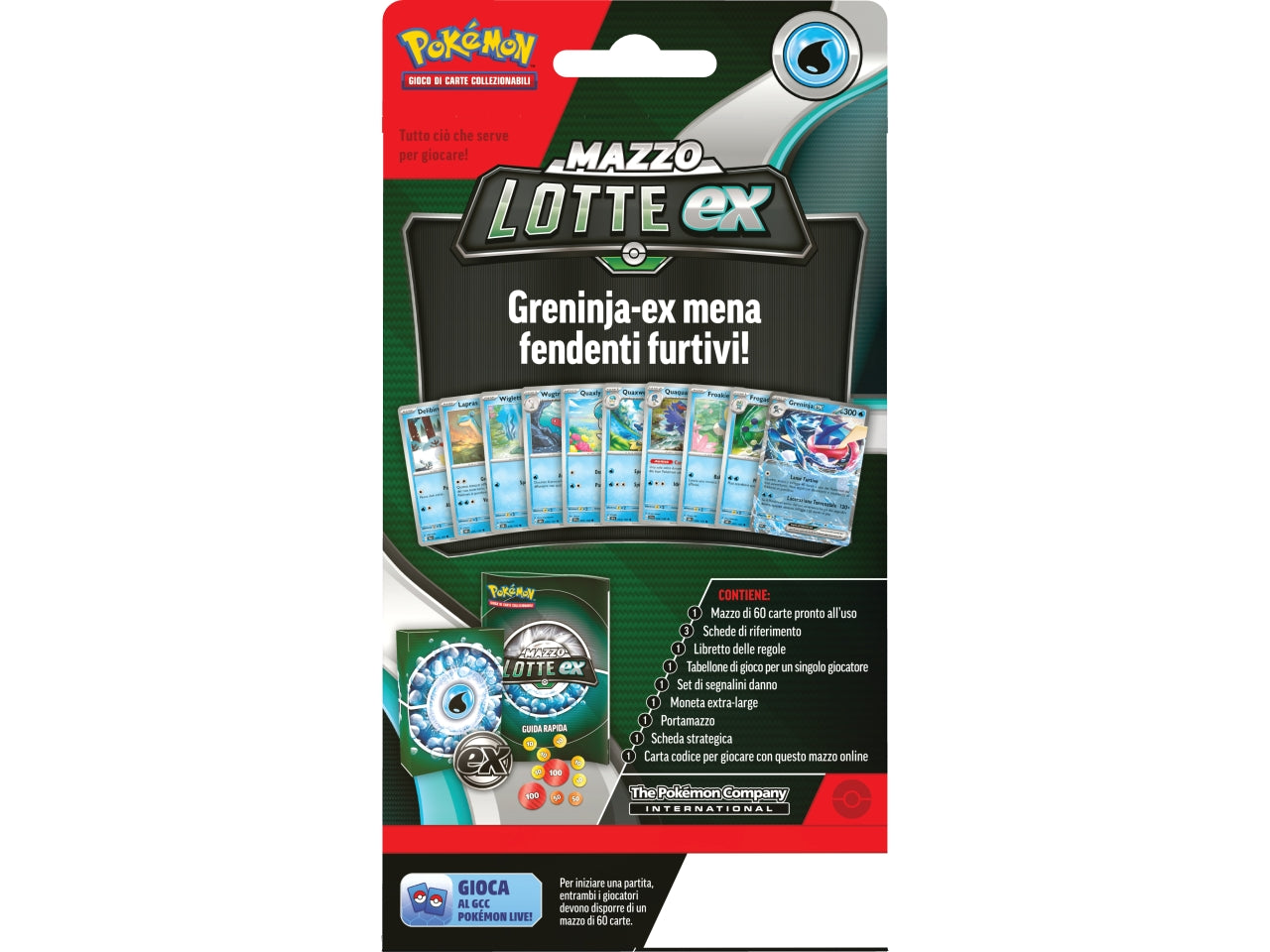 POKEMON CARTE MAZZO LOTTE-EX GAME VISION