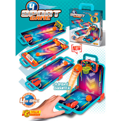 4 IN 1 SPORT GAME ALL IN ONE VILLA GIOCATTOLI