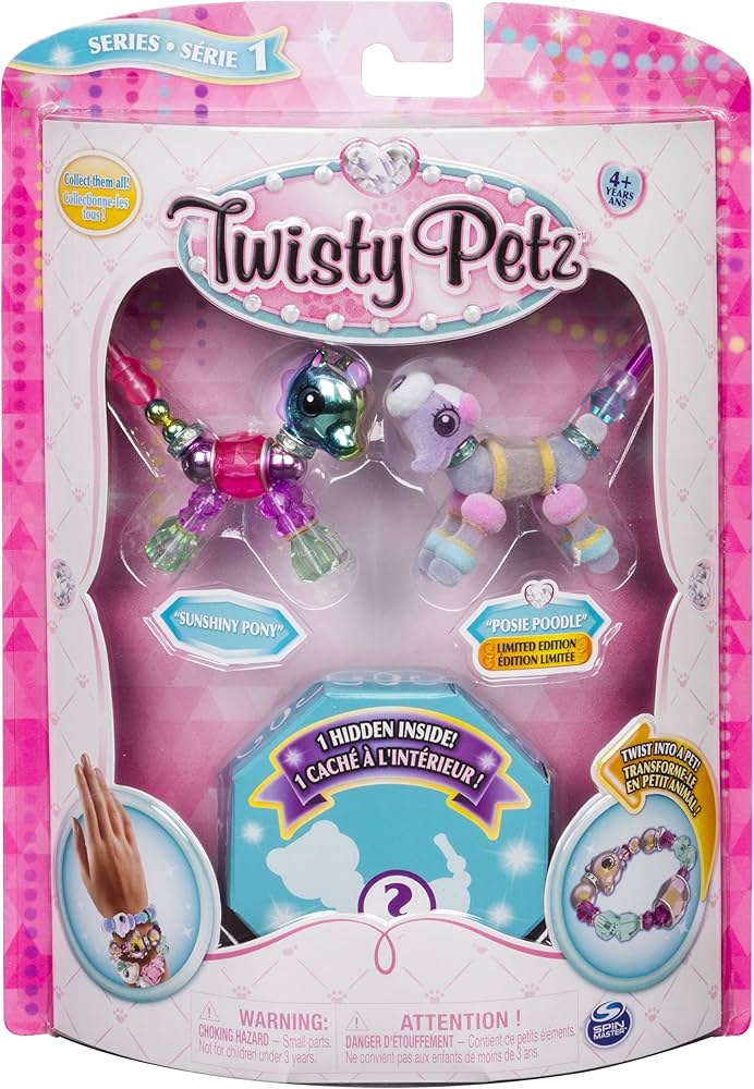 TWISTY PETS SUNSHINY PONY + POSIE POODLE + 1 A SORPRESA  SPIN MASTER