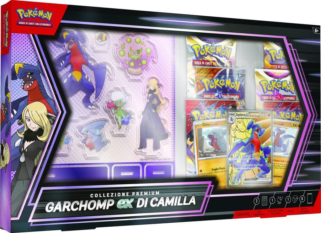 POKEMON COLLEZIONE PREMIUM GARCHOMP EX DI CAMILLA GAMEVISION