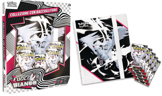 POKEMON COLLEZIONE CON RACCOGLITORE SCARLATTO E VIOLETTO FUOCO BIANCO GAMEVISION