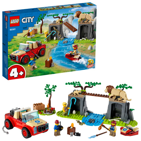 LEGO CITY Wildlife Fuoristrada di Soccorso Animale 60301