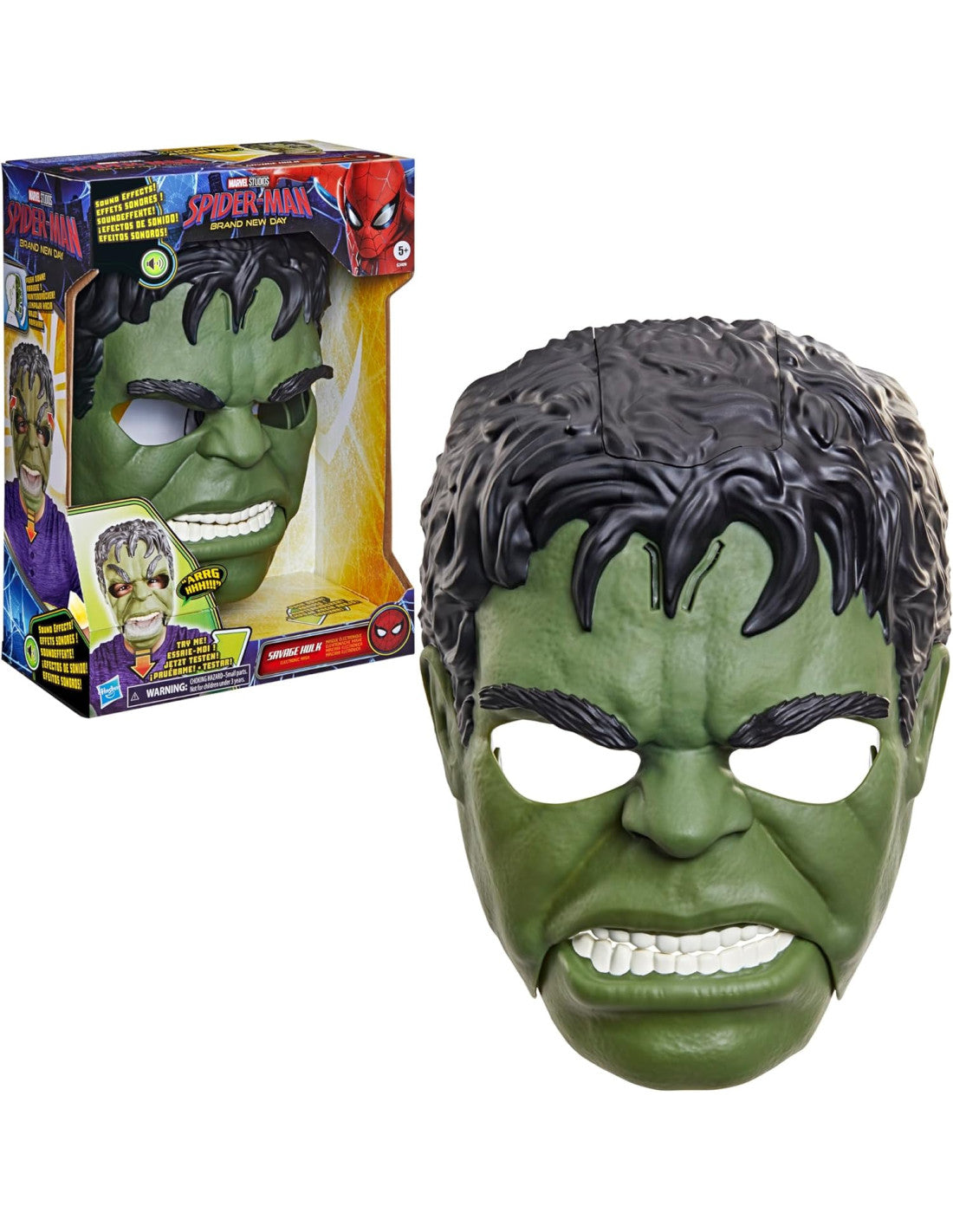 SPIDER MAN MASCHERA HULK ELETTRONICA BRAND NEW DAY HASBRO