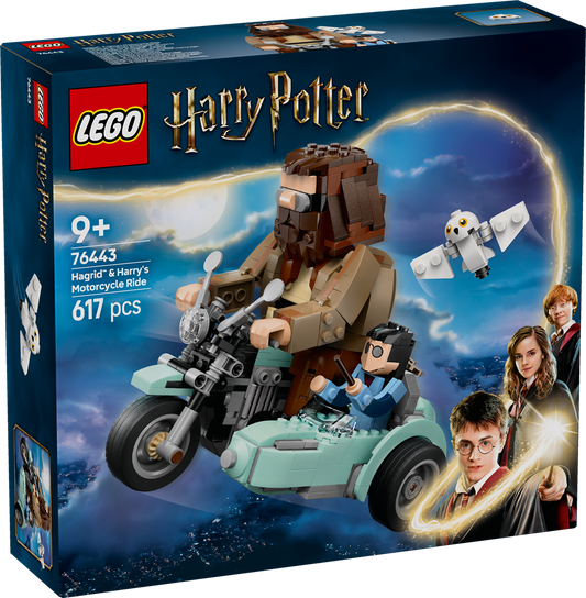 LEGO HARRY POTTER GIRO IN SIDECAR CON HAGRID E HARRY 76443