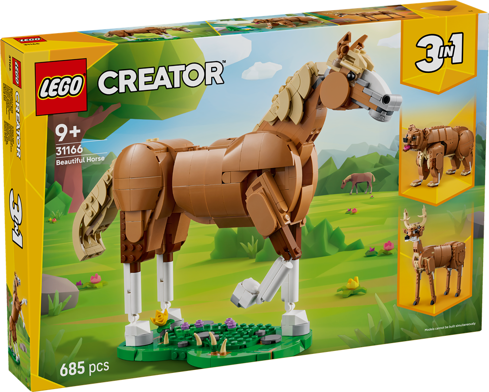 LEGO CREATOR 3 IN 1  BELLISSIMO CAVALLO 31166