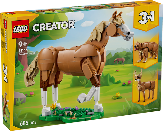 LEGO CREATOR 3 IN 1  BELLISSIMO CAVALLO 31166