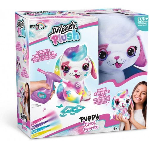 AIRBRUSH PLUSH CAGNOLINO O GARRINO