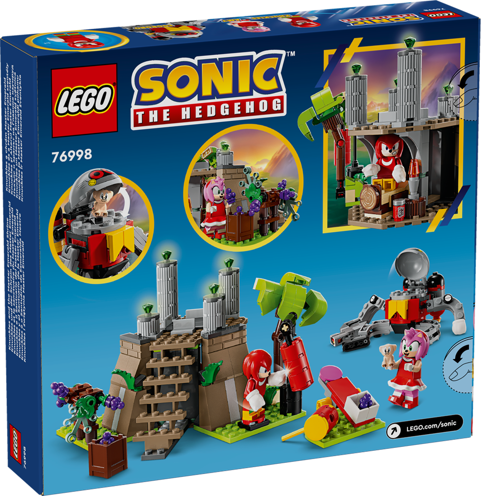 Sonic the Hedgehog Knuckles e il Santuario del Maestro Smeraldo 76998 LEGO