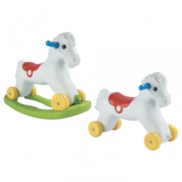 ROCKING HORSE CAVALLO A DONDOLO 2 IN 1 GLOBO