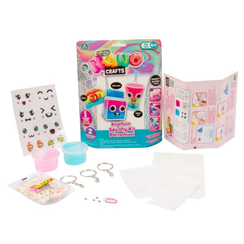 NANO CRAFTS SQUISHY KIT PORTACHIAVI GIOCHI PREZIOSI
