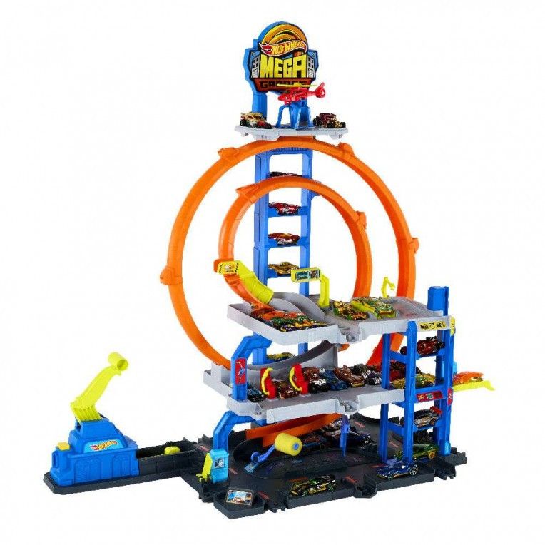 HOT WHEELS MEGA LOOP GARAGE JBM74 MATTEL