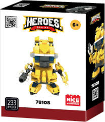 NICE HEROES BRICKS ROBOT GIALLO 78108