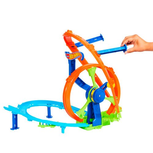 HOT WHEELS RAPID LAUNCH & LOOP JBX65 MATTEL