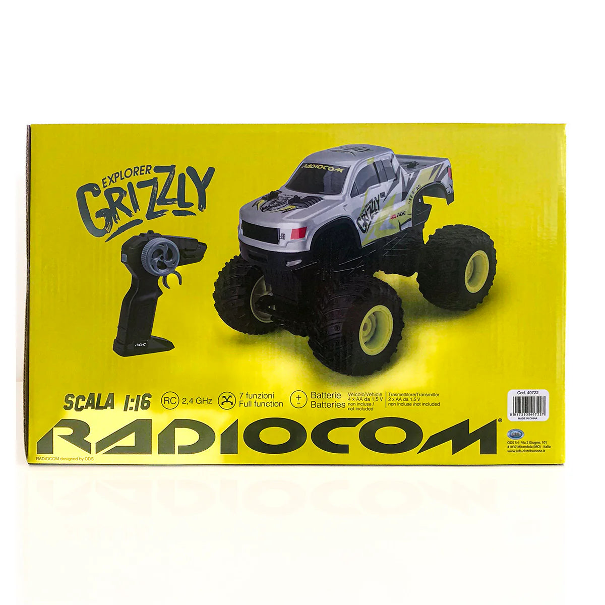 RADIOCOMANDO EXPLORER GRIZZLY 1:16 RADIOCOM O.D.S