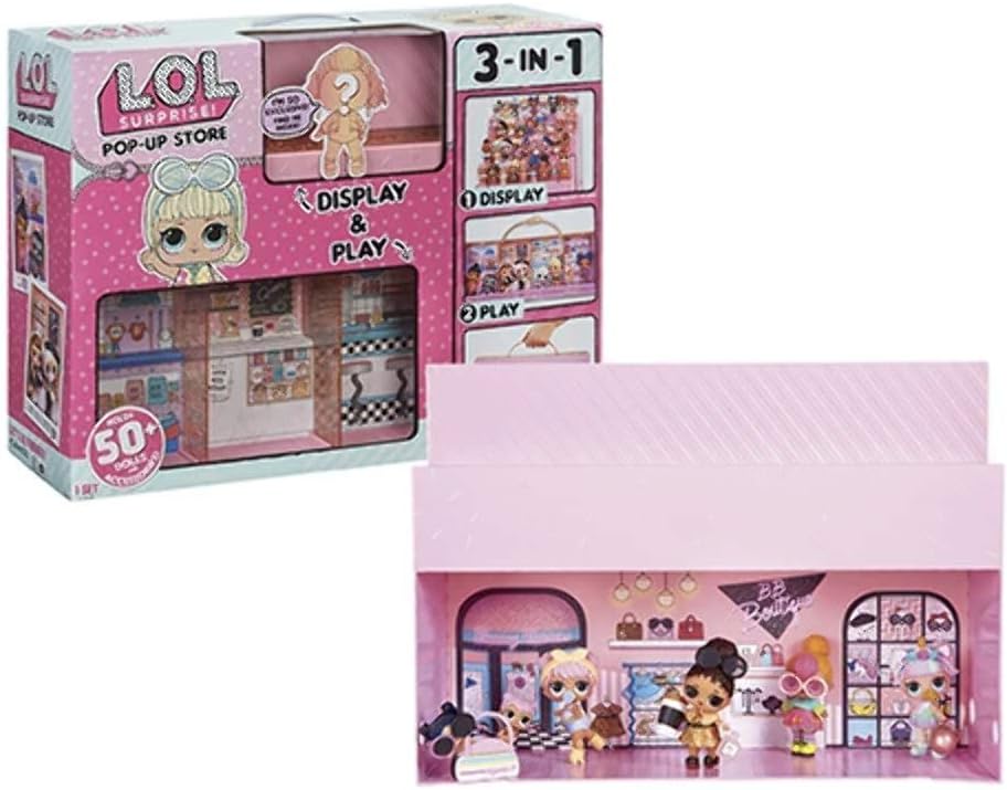 L.O.L. Surprise Pop-Up Store, Playset 3 in 1 GIOCHI PREZIOSI