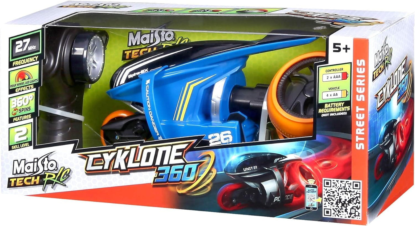MOTO CYCLONE 360° MAISTO CON LUCI