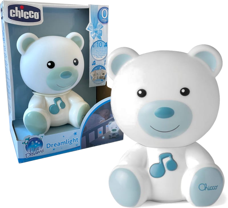 ORSETTO DREAMLIGHT ROSA O AZZURRO CHICCO