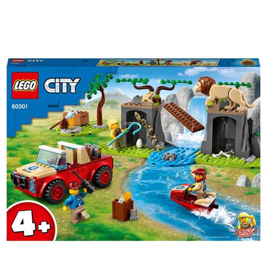 LEGO CITY Wildlife Fuoristrada di Soccorso Animale 60301