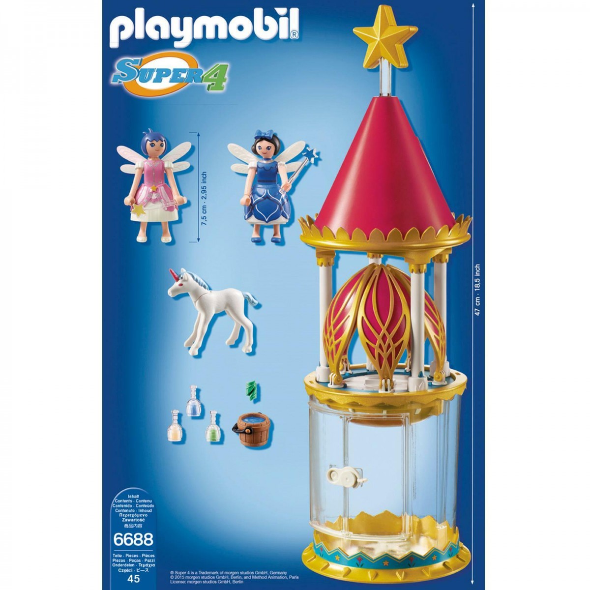 PLAYMOBIL 6688 TORRE MUSICALE FAIRIES