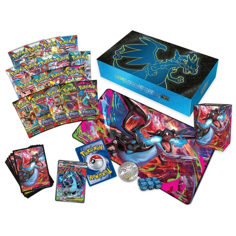 Pokemon - Collezione Ultra Premium Mega Charizard X ex sealed Fiamme Spettrali ITALIANO