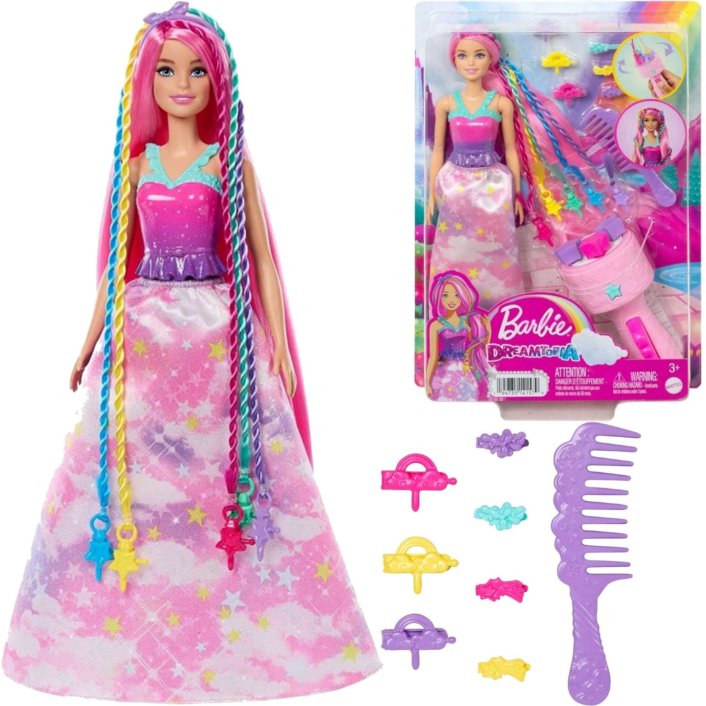 BARBIE DREAMTOPIA CHIOMA DA FAVOLA MATTEL