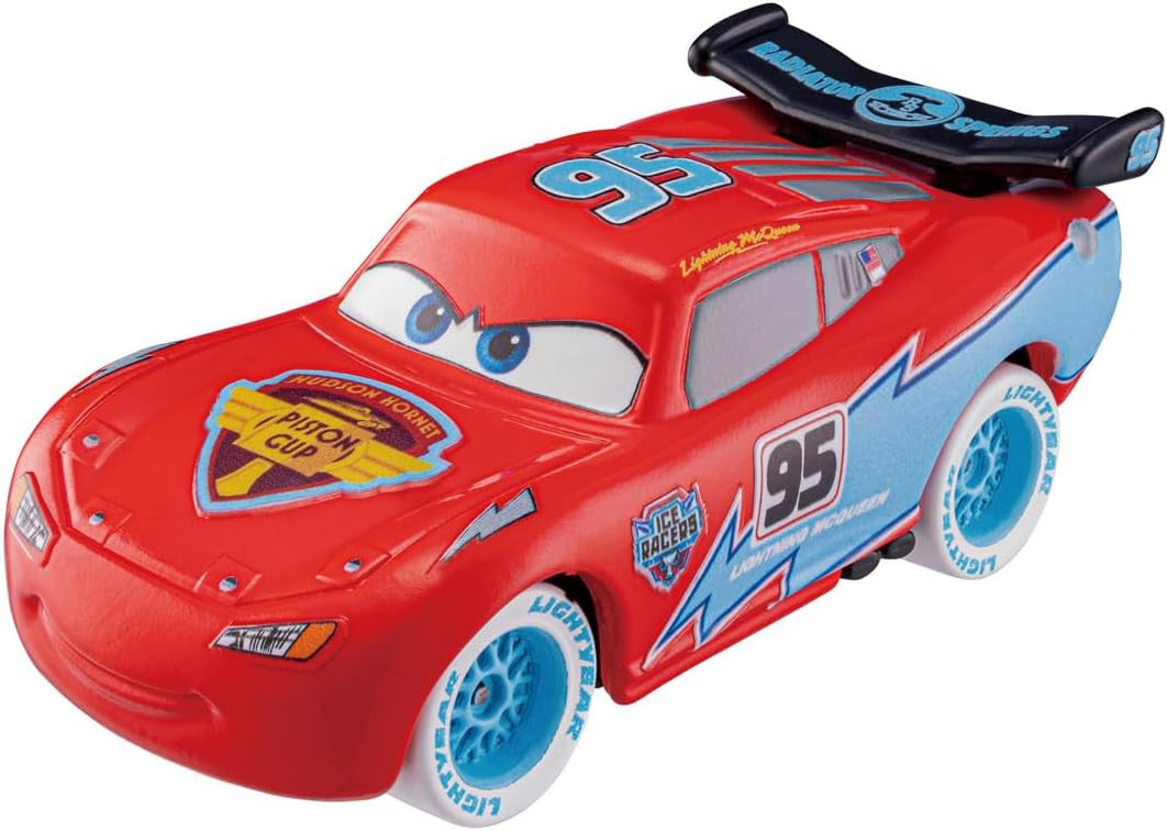 CARS SAETTA McQUEEN ICE DRIFTERS SUPERDERRAPES MATTEL