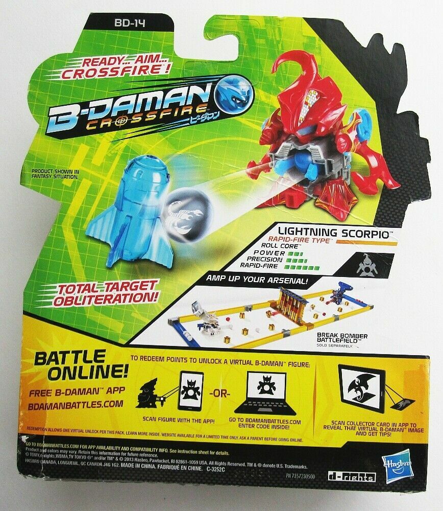 B-DAMAN PERSONAGGI SPARABIGLIE HASBRO