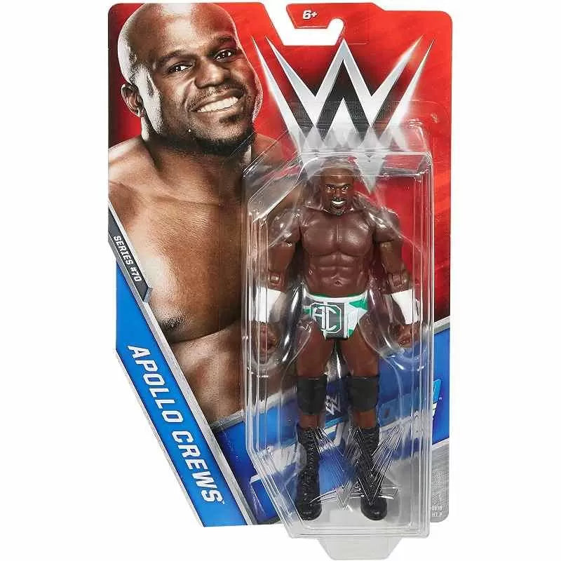 WWE SDL Action Figure Apollo Crews Personaggio articolato 17 cm - Mattel