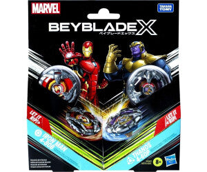 BAYBLADE X MARVEL IRON MAN VS THANOS