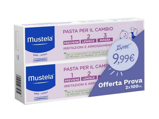 Bebè Bipack Pasta per il Cambio 2x100ml