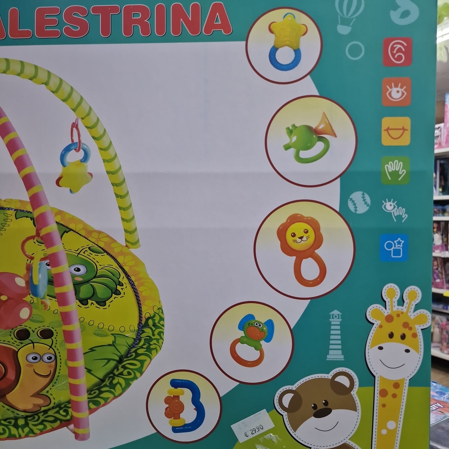 TAPPETO PALESTRINA BABY GIOCHI DE CAR