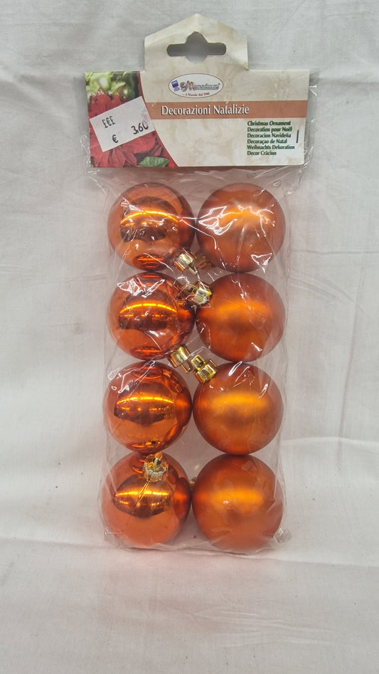 BUSTA 6 SFERE CM 5 ARANCIO MORANDUZZO