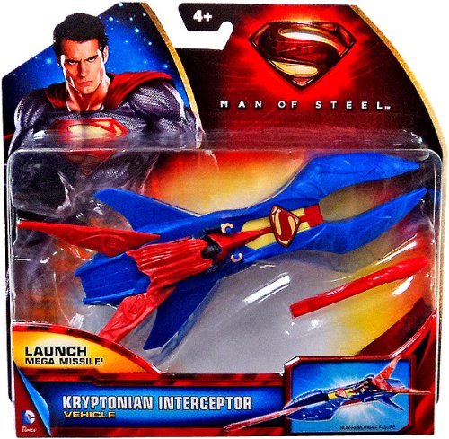 SUPERMAN MINI FIGURE CON VEICOLO MATTEL