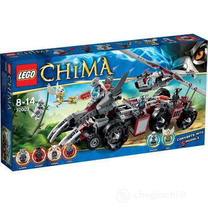 LEGO CHIMA La Macchina da Combattimento di Worriz 70009