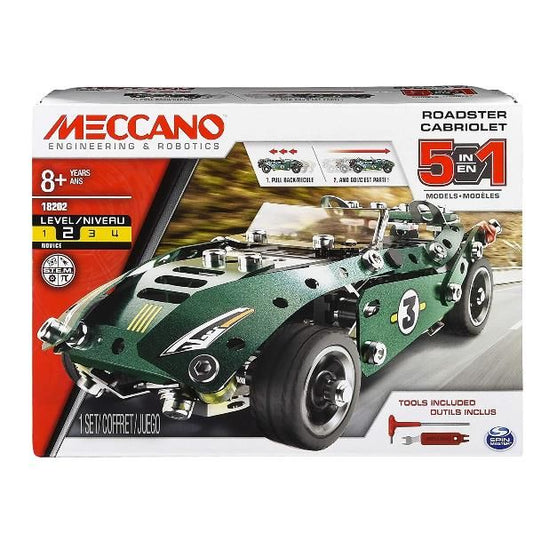 MECCANO Multimodello da 5 Veicolo a Retrocarica,