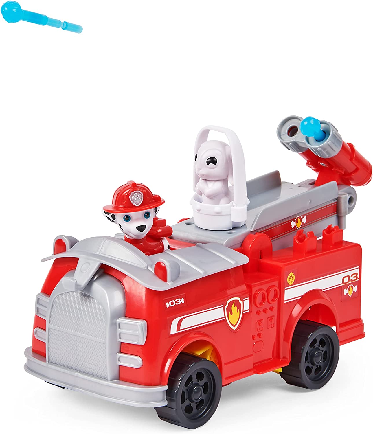 PAW PATROL MARSHALL CAMION DEI POMPIERI TRASFORMABILE SPIN MASTER