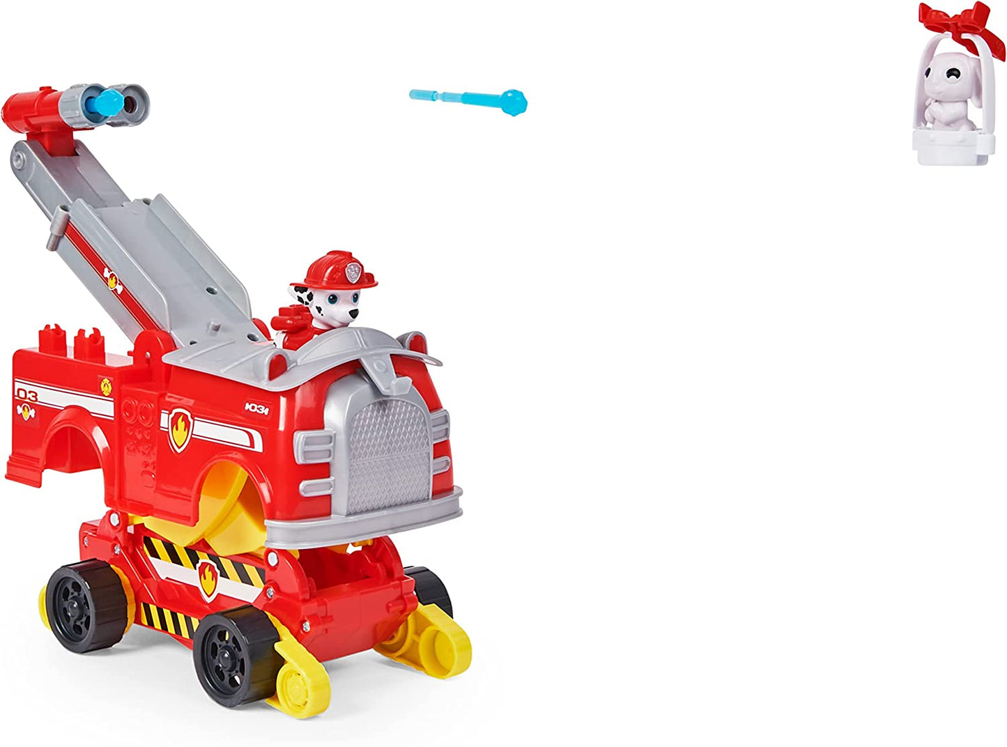 PAW PATROL MARSHALL CAMION DEI POMPIERI TRASFORMABILE SPIN MASTER