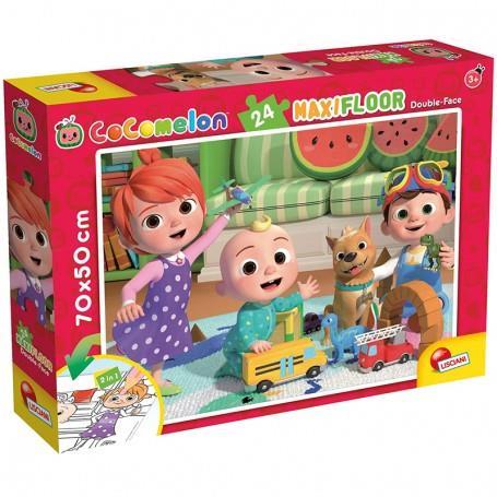 COCOMELON Puzzle Da Pavimento Maxi 24 Pz 2 In 1