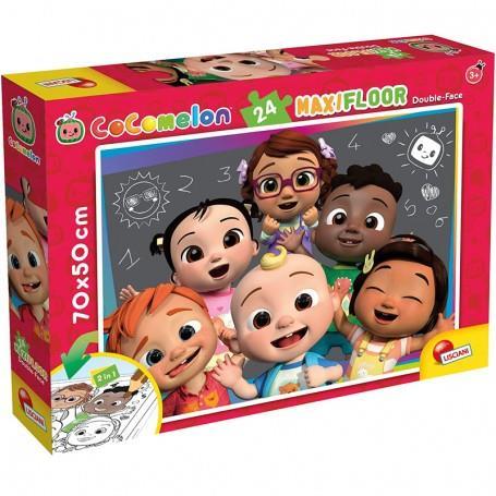 Maxi 24 Pz 2 In 1 Cocomelon Impariamo Insieme Lisciani 90990