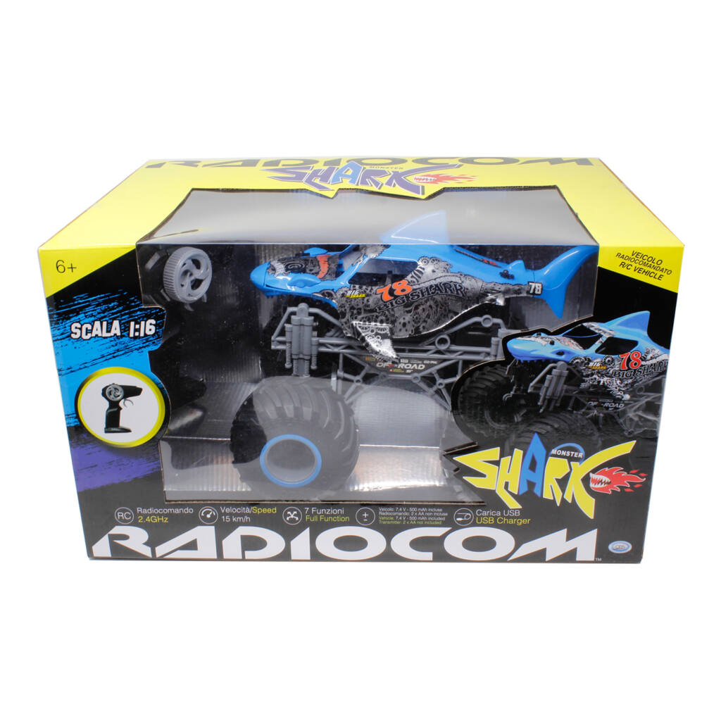 Auto radiocomandata Radiocom – Monster Shark ODS