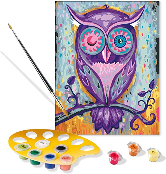 CREART DREAMING OWL /FUNKY ELEPHANT RAVENSBURGER