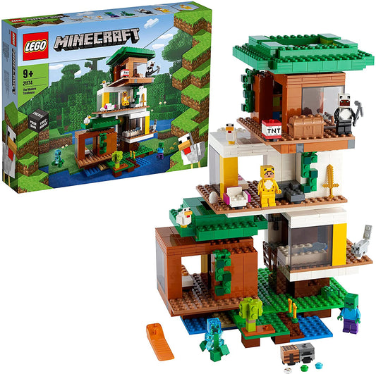 La casa sull'albero moderna MINECRAFT 21174 LEGO