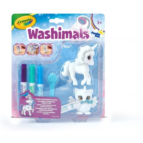 UNICORNO E GUFETTO WASHIMALS PETS