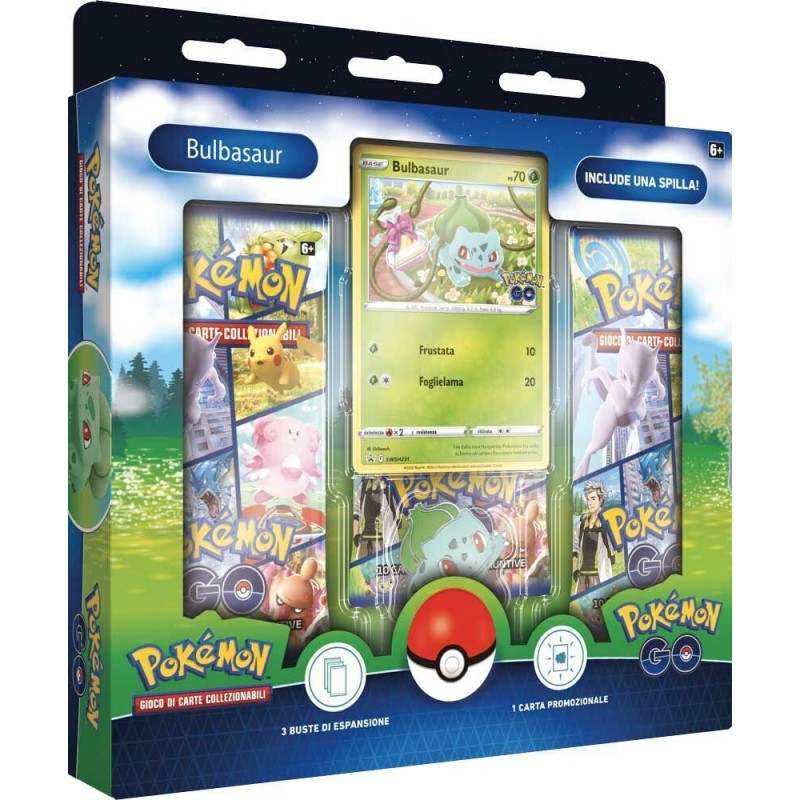 POKEMON 10.5 POKEMON GO COLLEZIONE CON SPILLA (IN ITALIANO)