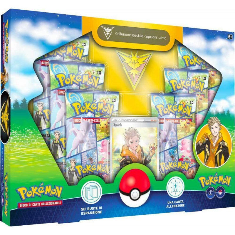 POKEMON COLLEZIONE SPECIALE SPADA E SCUDO 10.5 POKEMON GO SQUADRA CORAGGIO