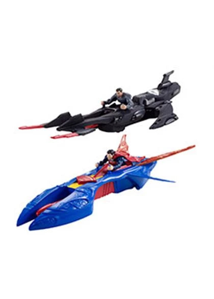 SUPERMAN MINI FIGURE CON VEICOLO MATTEL