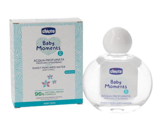 profumo per bambini delicato naturale gradevole baby moments chicco